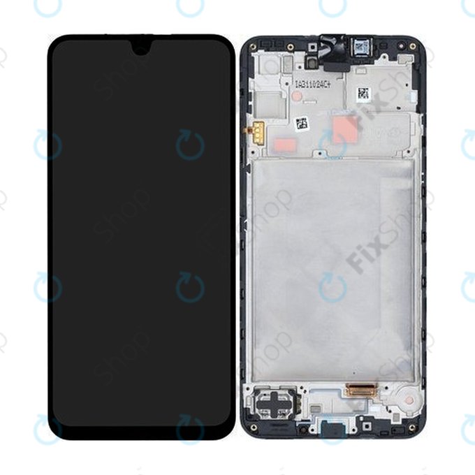 Schermo per Samsung A16 4G, Black, Vetro touch con cornice, GH82-36253A, Genuine Service Pack