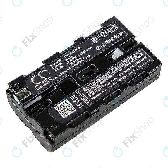 Batteria per Line 6 James Tyler Variax, Line 6 JTV Guitar, BA12, Li-Ion, 2600mAh, 7.4V, HQ