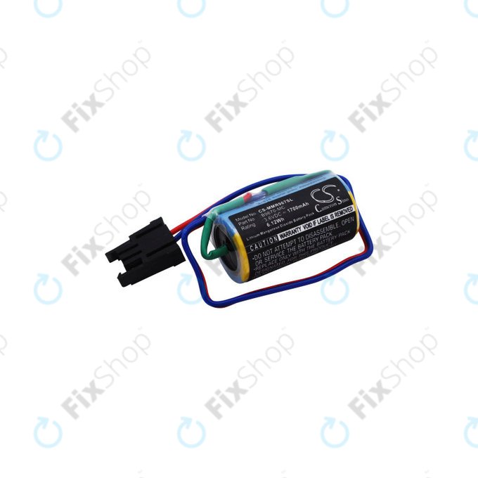 Batteria per Mitsubishi Robot Control PLC, A RH, MR, Li-MnO2, B9670-MC, 1700mAh, 3.6V, HQ