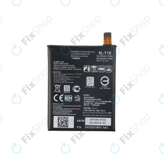 Batteria per LG Nexus 5X H791, BL-T19, 2700mAh