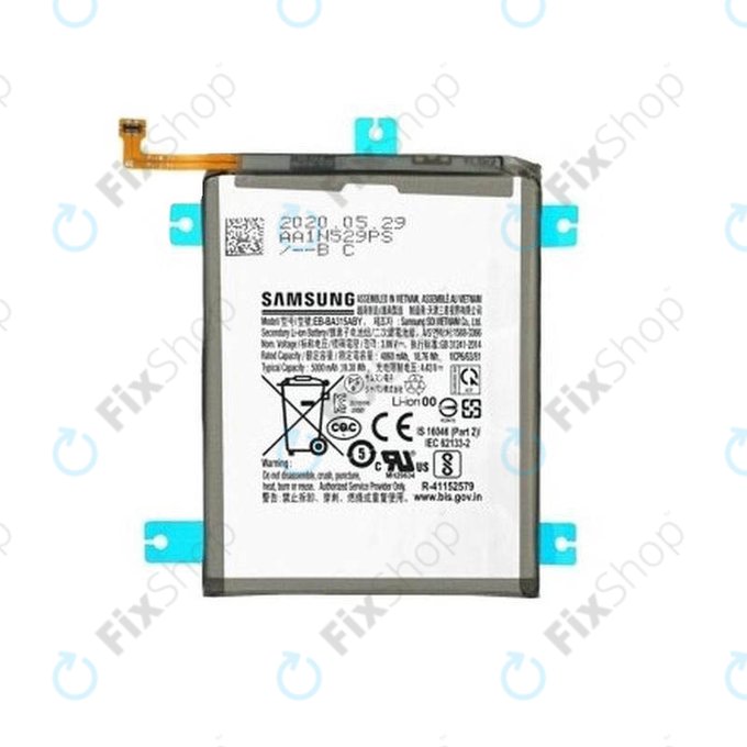 Batteria per Samsung A22 A225F, A31 A315F, A32 4G A325F, EB-BA315ABY, GH82-25567A, 5000mAh, Genuine Service Pack