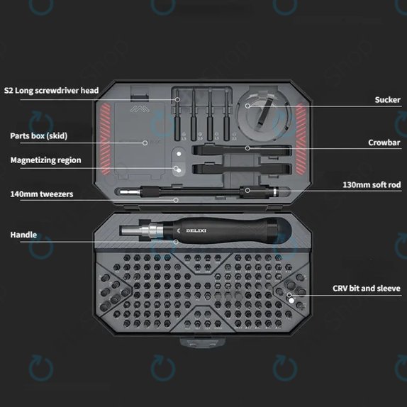 Set cacciaviti 145 in 1, Xiaomi DELIXI