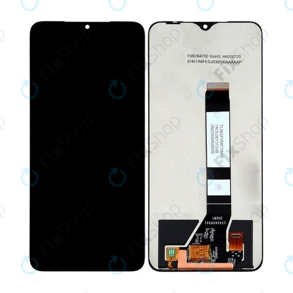 Schermo LCD per Xiaomi Poco M3, Vetro touch senza cornice