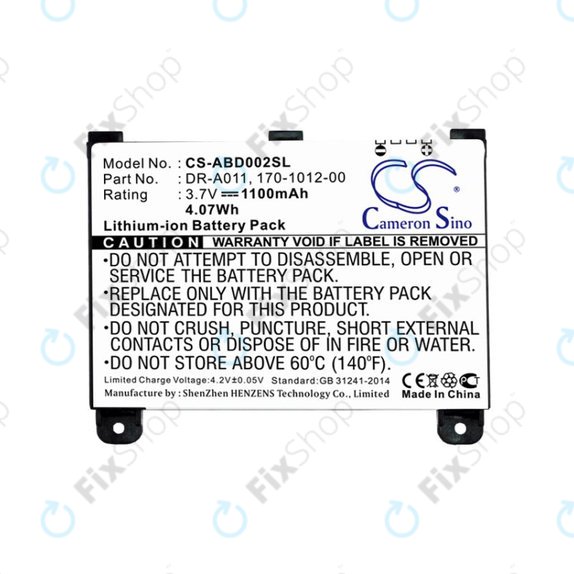 Batteria per Amazon Kindle 2, DR-A011, Li-Ion, 1100mAh, 3.7V, HQ