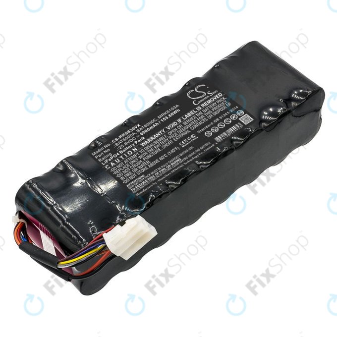 Batteria per Robomow, Wolf Garten, Cub Cadet, MRK6103A, LiFePO4, 6000mAh, 25.6V, HQ