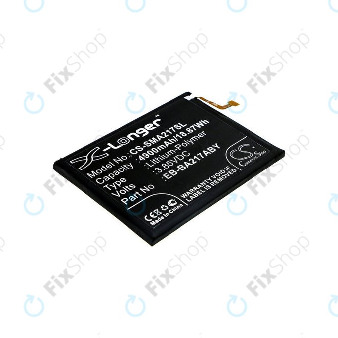 Batteria per Samsung A04s, 4900mAh, Li-Pol, 3.85 V, EB-BA217ABY, HQ