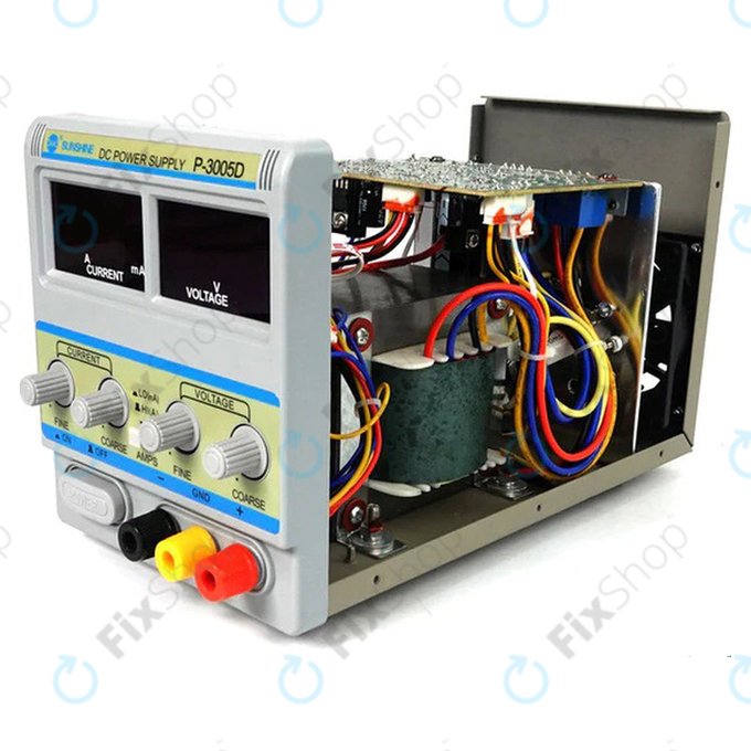 Alimentatore DC regolabile 0-30V, 0-5A, Sunshine P-3005D