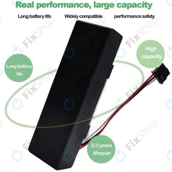 Batteria per Xiaomi Mi Robot Vacuum Mop Pro (P), STYTJ02YM, Li-Ion, 3400mAh, 14.8V