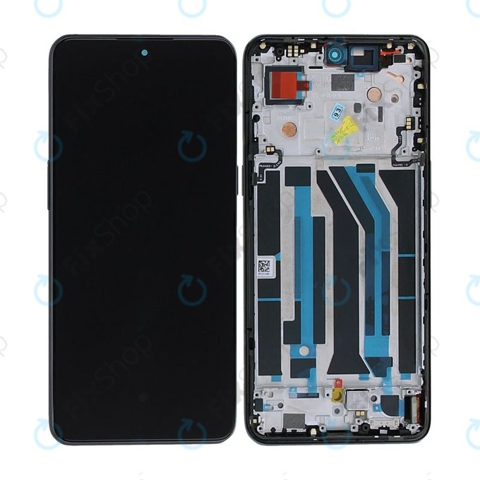 Schermo per OnePlus 10T, Moonstone Black, Vetro touch con cornice