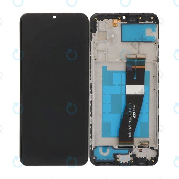 Schermo per Samsung A02s A025F, Vetro touch con cornice