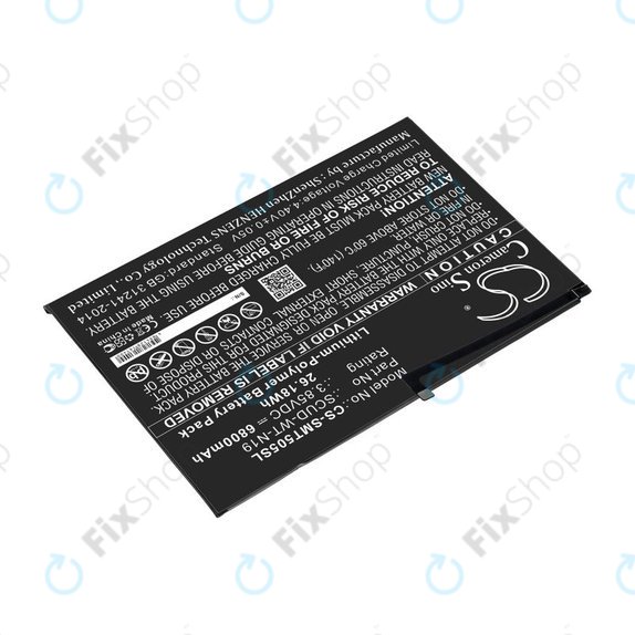Batteria per Samsung Galaxy Tab A7, SCUD-WT-N19, Li-Pol, 3.85V, 6800mAh, HQ