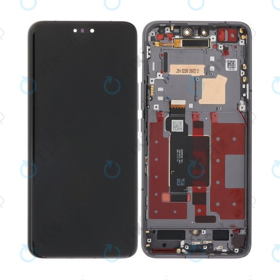Schermo OLED per Honor Magic6 Pro, Black, Vetro touch con cornice