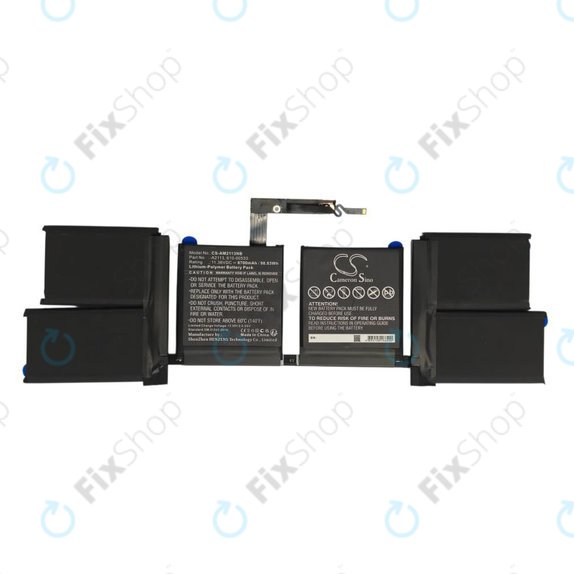 Batteria A2113 per MacBook Pro 16" A2141 (2019), 8700mAh, HQ