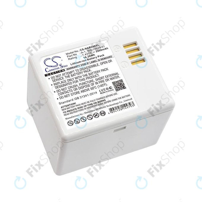 Batteria per Arlo Pro, Arlo Pro 2, Netgear, A-1, Li-Ion, 2200mAh, 7.4V, HQ