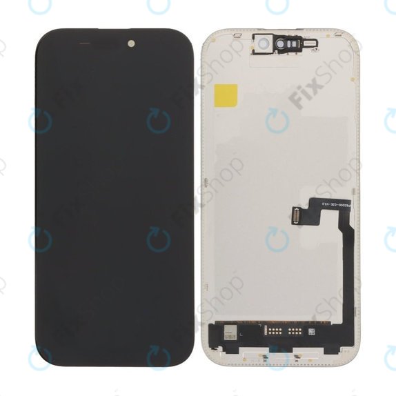 Schermo Hard OLED 120Hz per iPhone 16 Pro, Vetro touch con cornice, FixPremium