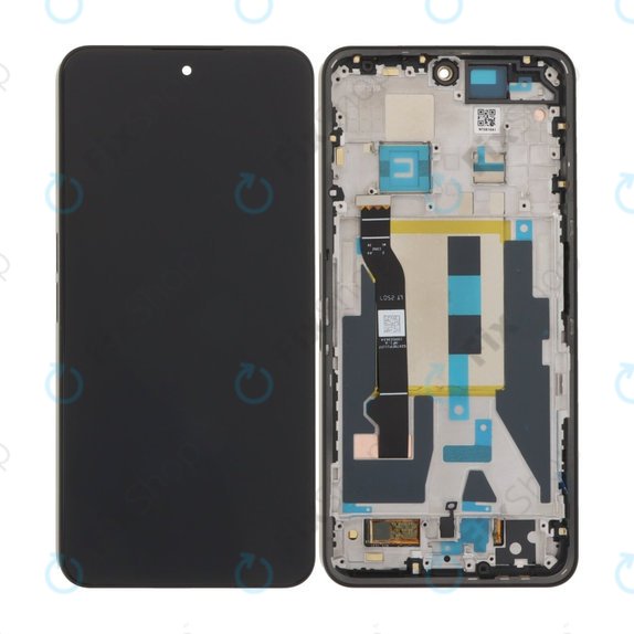 Schermo OLED per Nothing Phone (3a) Pro, Black, Vetro touch con cornice