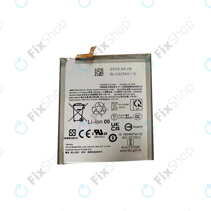 Batteria per Samsung A25 A256B, 5000mAh