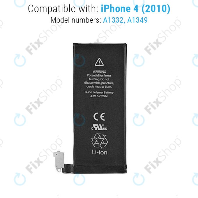 Batteria per iPhone 4, 1420mAh