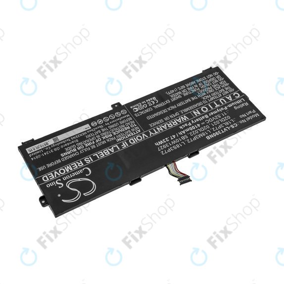 Batteria per Lenovo ThinkPad X390, Yoga X390, 02DL021, Li-Pol, 4100mAh, 11.52V, HQ