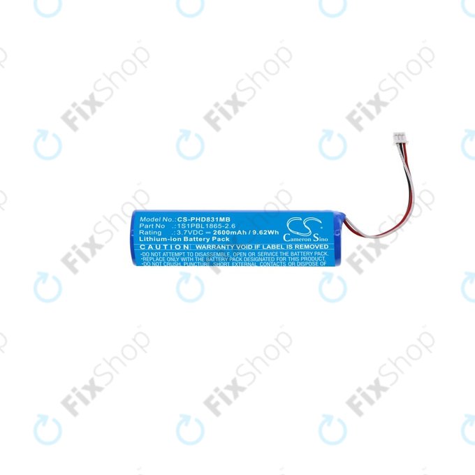 Batteria per Philips Avent SCD831, SCD833, SCD835, SCD841, 1S1PBL1865-2.6, 2600mAh, HQ