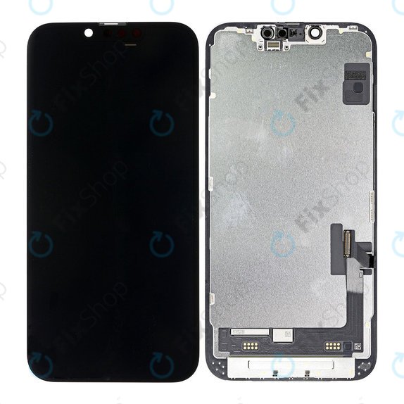 Schermo per iPhone 14, Vetro touch con cornice, Refurbished
