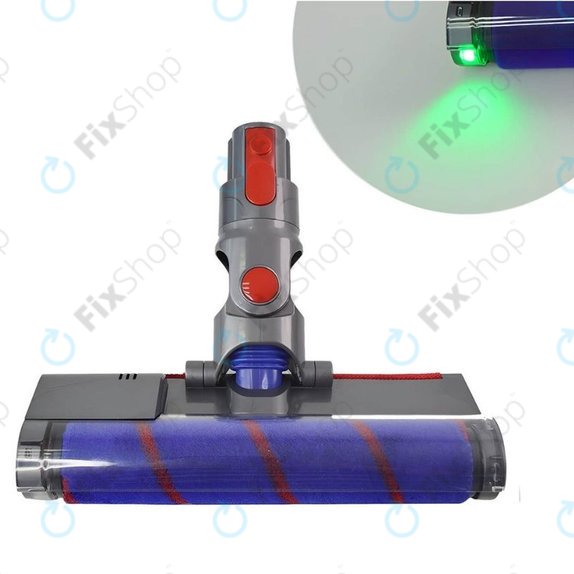 Spazzola pavimenti con luce LED Green per Dyson seriess V, Outsize