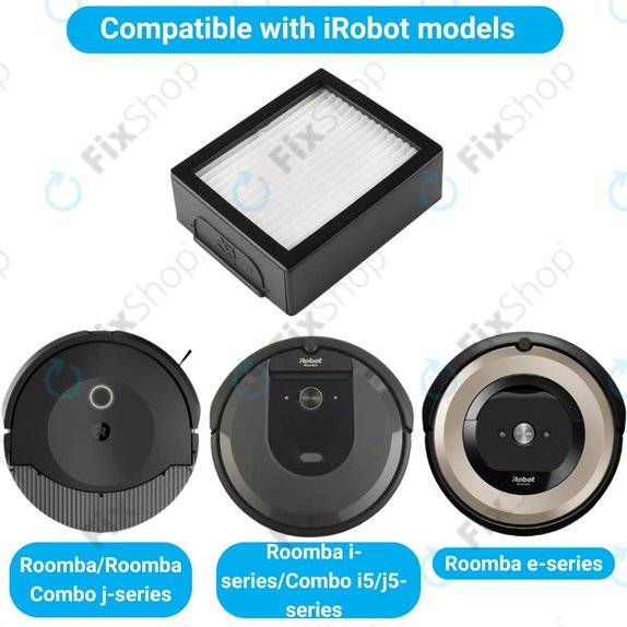Filtro HEPA per iRobot Roomba e-seriess, i-seriess, j-seriess (3 pezzi)