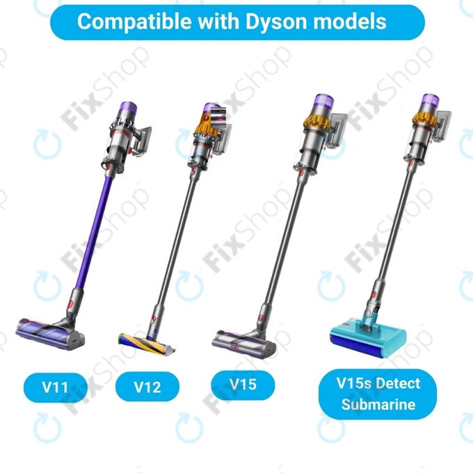 Spazzola principale Slim Fluffy Soft Roller Cleaner Head per Dyson V11, V12, V15, V15s Detect Submarine