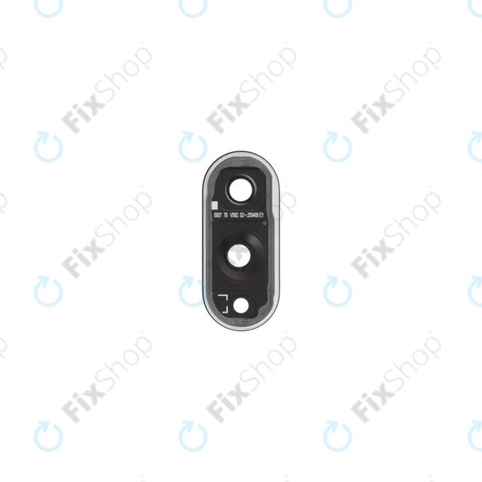 Lente fotocamera posteriore con frame per Samsung S25 Edge, Titanium Silver