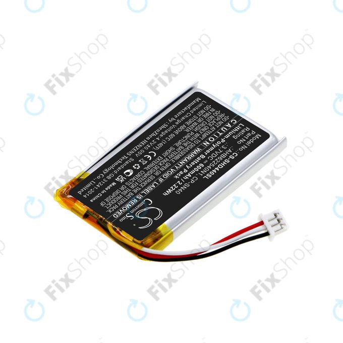 Batteria per Sennheiser Momentum 2.0, 3.0, Urbanite XL, AHB622540N1, Li-Pol, 3.7V, 600mAh, HQ