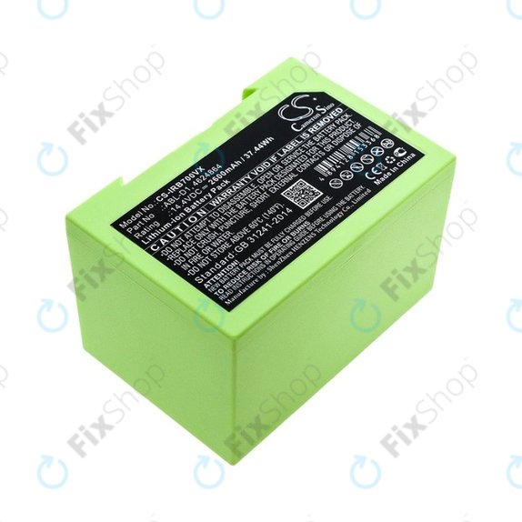 Batteria per iRobot Roomba e-seriess, i-seriess, ABL-D1, 4624864, ABL-D2, Li-Ion, 2600mAh, 14.4V, HQ