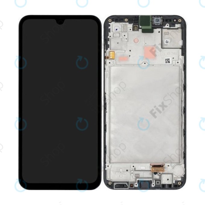 Schermo per Samsung A15 4G, A15 5G A156B, Black, Vetro touch con cornice