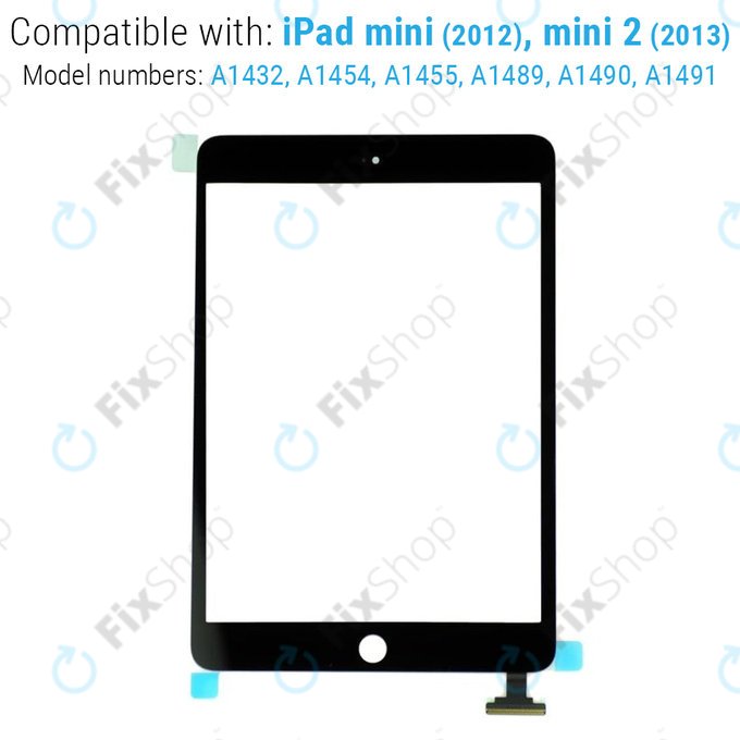 Vetro touch per iPad Mini, Mini 2, Black