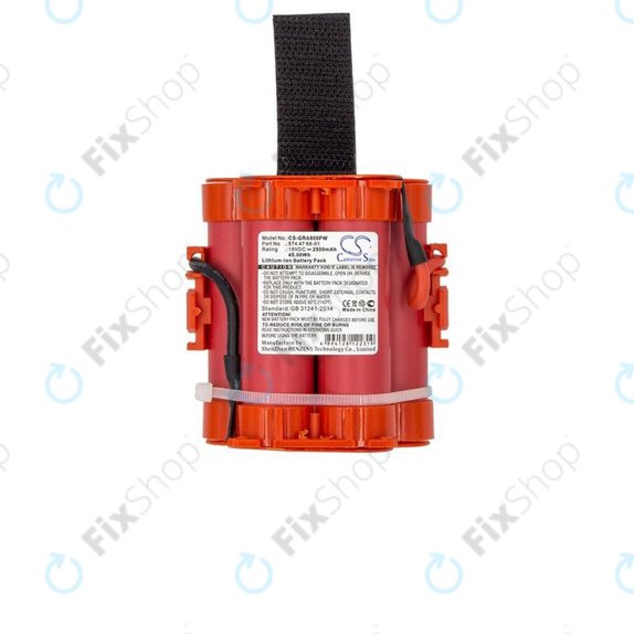 Batteria per Flymo 1200R-seriess, Gardena R40, R50, R70, R80-seriess, Husqvarna 105, 305, 308-seriess, McCulloch ROB R-seriess, 574 47 68-01, 2500mAh, HQ