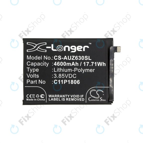Batteria per Asus Zenfone 6 2019, C11P1806, Li-Pol, 3.85V, 4600mAh, HQ