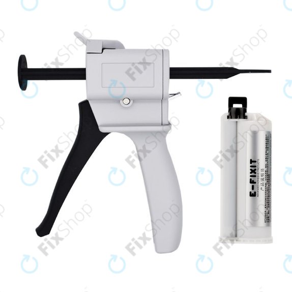 Adesivo universale AB super riparatore AEF con pistola erogatrice, E-Fixit F14167