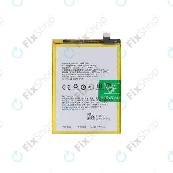 Batteria per Oppo A72, A73 4G CPH2099, BLP791, 4000mAh