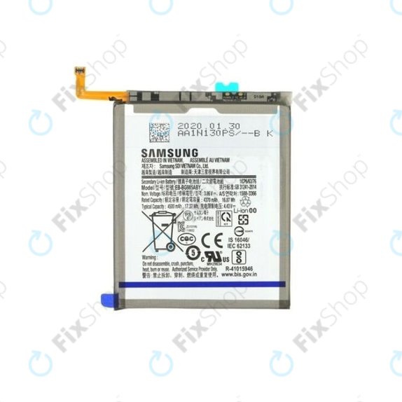 Batteria per Samsung S20 Plus G985F, EB-BG985ABY, GH82-22133A, 4500mAh, Genuine Service Pack