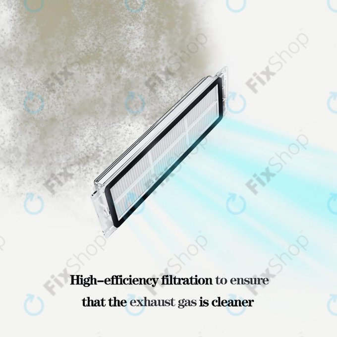 Filtro HEPA per Xiaomi RobGoldck S5, S5 Max, S6, S6 MaxV, S6 Pure, E4, E5, Mijia 1S, Mi Robot Vacuum Mop 1S, Xiaowa E2, E3, Lite C10 (2 pezzi)