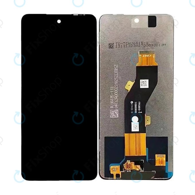 Schermo LCD per Infinix Hot 40i, Vetro touch senza cornice