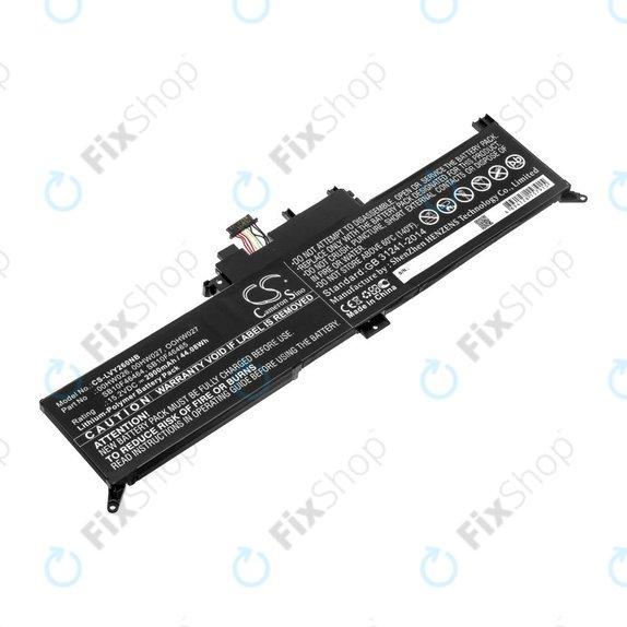 Batteria per Lenovo ThinkPad Yoga 260, 00HW026, Li-Ion, 2900mAh, 15.2V, HQ