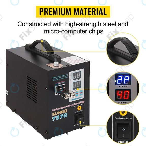 Saldatrice a punti 1,5 kW, Sunkko 737G