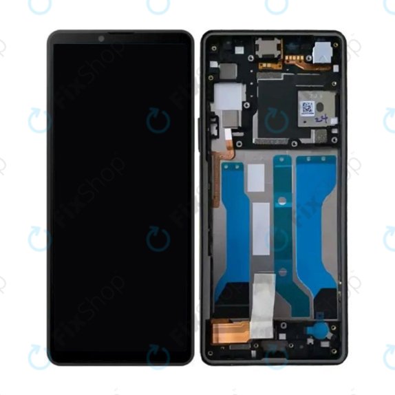 Schermo OLED per Sony Xperia 10 V, Black, Vetro touch con cornice