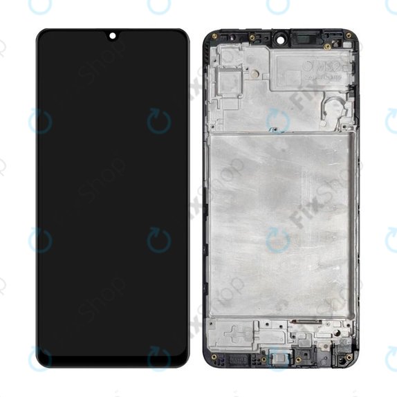 Schermo OLED per Samsung M32 M325F, Vetro touch con cornice