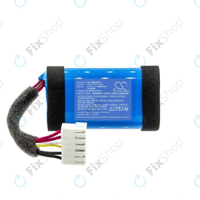 Batteria per JBL Charge Essential 2, GSP-1S3P-CH40, Li-Ion, 7800mAh, 3.6V, HQ