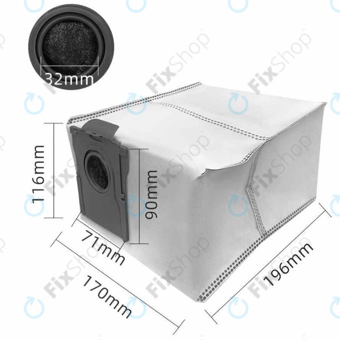 Sacchetto per aspirapolvere, 3 pz. per Dreame X40 Master