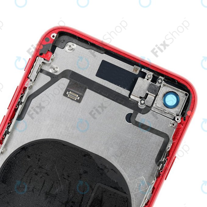 Scocca posteriore con piccoli componenti per iPhone 8, Red