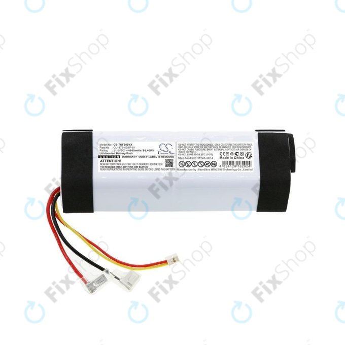 Batteria per Tineco iFloor Breeze, CL1879-6S1P-01, Li-Ion, 4000mAh, 21.6V, HQ
