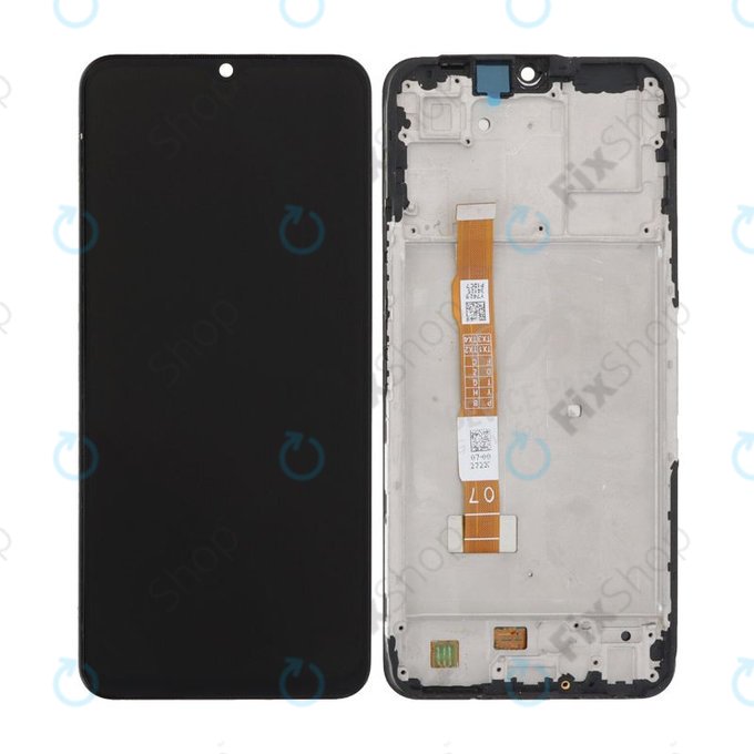 Schermo per Vivo Y55, Starlight Black, Vetro touch con cornice
