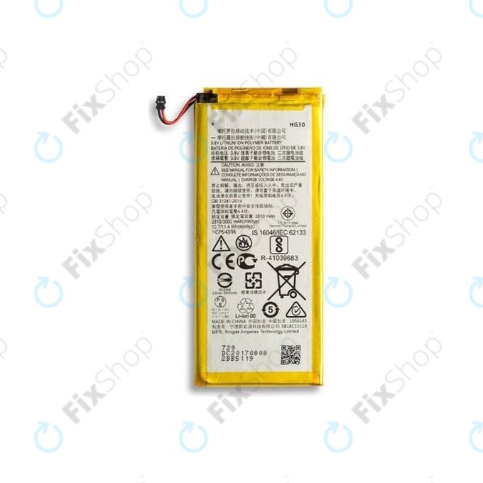 Batteria per Motorola Moto G5S Plus XT1805, G5S XT1794, G6 XT1925, HG30, 3000mAh